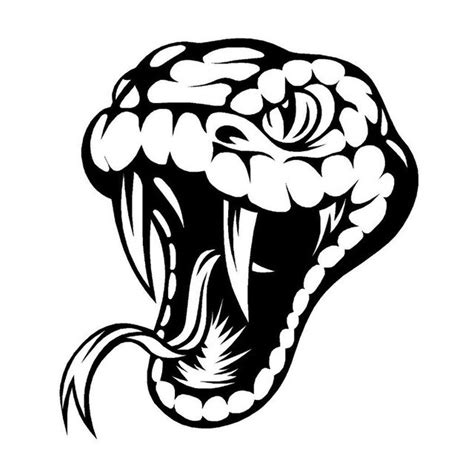 Cobra Snake Head Drawing | Free download on ClipArtMag