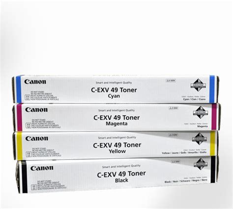 C-EXV 49 TONER BKCMY CANON imageRUNNER ADVANCE C3520i/3525i/3520i ...