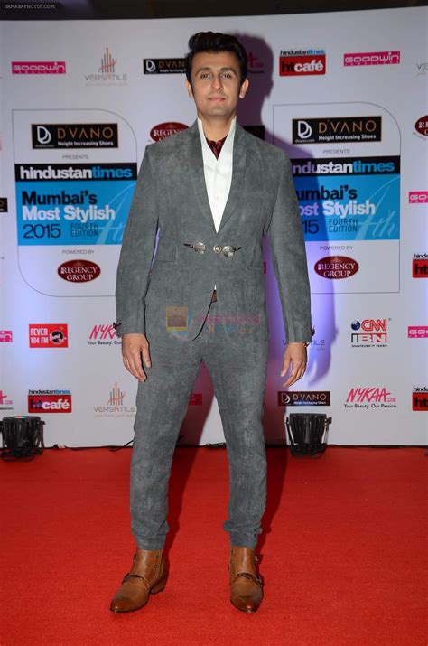 Sonu Nigam at HT Mumbai's Most Stylish Awards 2015 in Mumbai on 26th ...