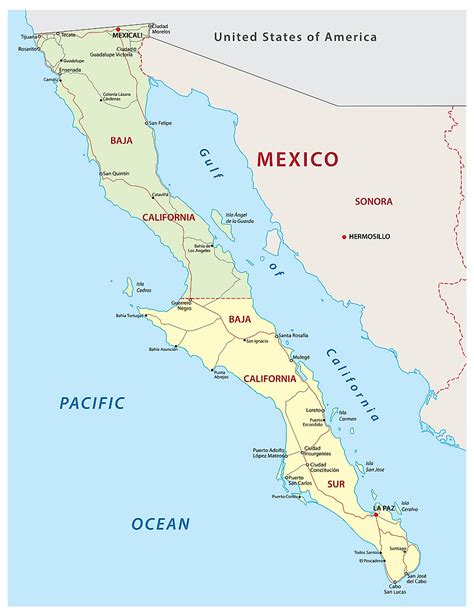 Map Mexico Baja – Get Map Update