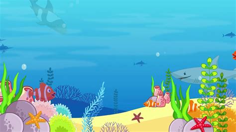 Underwater Cartoon Stock Video Footage for Free Download