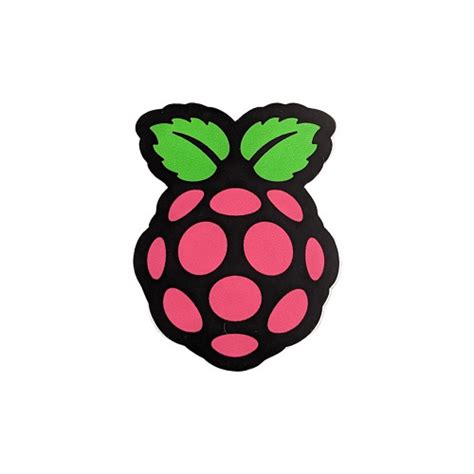 Raspberry Pi Logo Sticker Pack - 4 Pieces - PiShop.ca