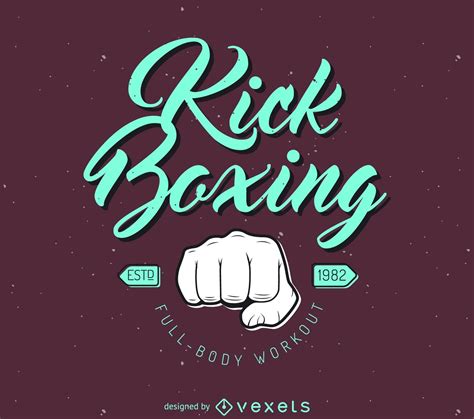 Kick-boxing Logo Template Vector Download