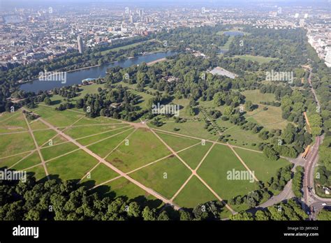 aerial view of Hyde Park in London, UK Stock Photo - Alamy