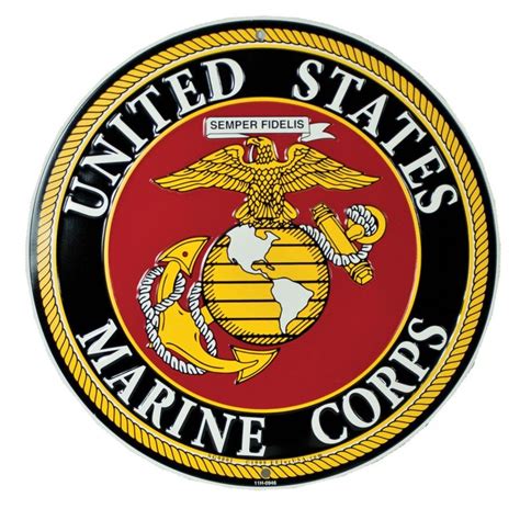 USMC Emblem Sign 12" | Signs/ Plaques | Art | Sgt Grit - Marine Corps ...