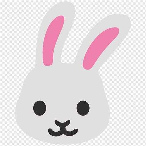 Easter Bunny Emoji Rabbit Thepix, nose, mammal, people, vertebrate png ...