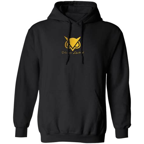 Vanoss Merch Gold Logo Masked Hoodie Black Limited Edition - Sgatee