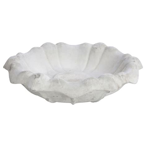 4-in H Natural Concrete Birdbath Bowl in the Birdbaths department at ...