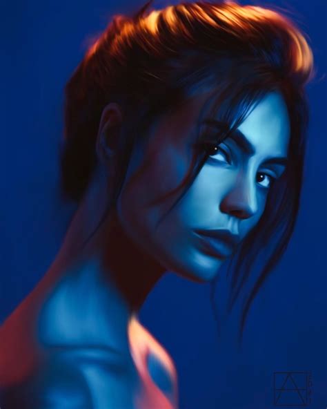 ArtStation - Neon portraits