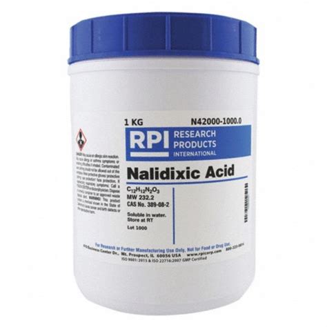 RPI Nalidixic Acid, 1 kg Powder - 30TZ68|N42000-1000.0 - Grainger