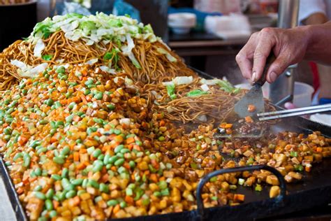 Chinese Street Food Market