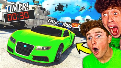 GTA 5 But CHAOS Happens EVERY 30 SECONDS! (Mod) Ft. Caylus - YouTube