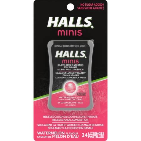 Halls - Minis Lozenges, Watermelon - Save-On-Foods