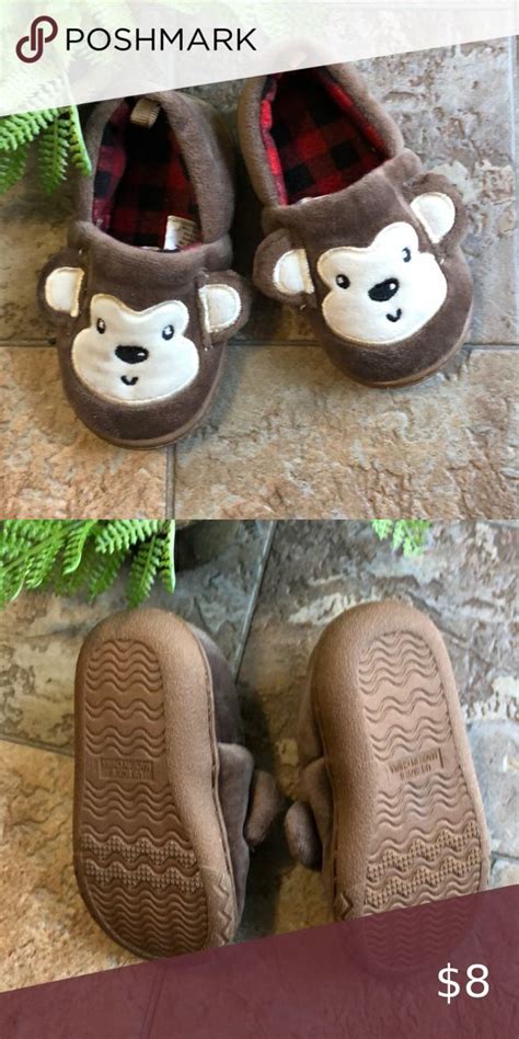 Monkey Slippers | Slippers, Baby feet, Kids shop