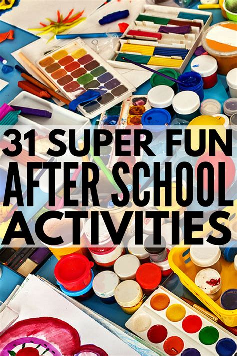 What to Do After School: 31 After School Activities for Kids ...