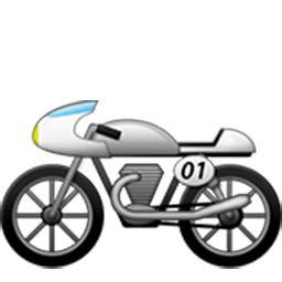 Racing Motorcycle Emoji for Facebook, Email & SMS | ID#: 491 | Emoji.co.uk