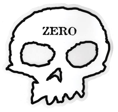 SKULL STICKER – Zero Skateboards