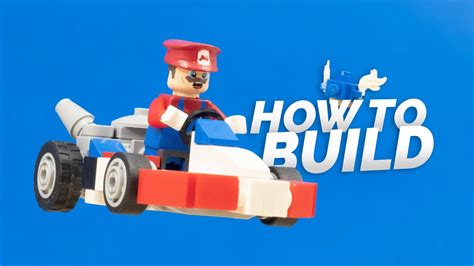 How to Build Mario's STANDARD KART from MarioKart Wii! // LEGO Tutorial ...