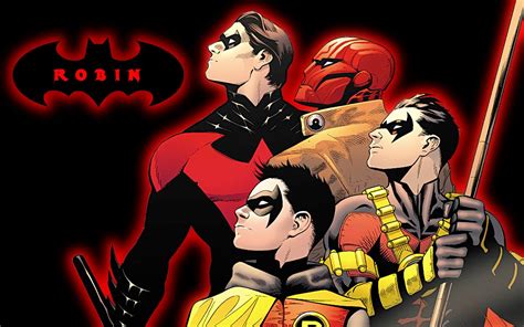 Robin- generations wallpaper | Nightwing, Tim drake red robin, Comic ...