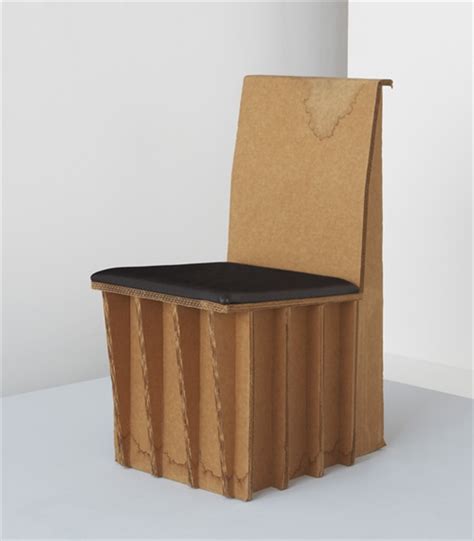 Stearns Joel | Prototype cardboard chair (1990) | MutualArt