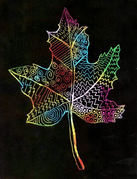 easy scratch art - Google Search | Fall art projects, Scratch art ...