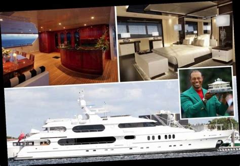 Tiger Woods stays on his £15million superyacht Privacy in New York for ...