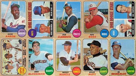 10 Most Valuable 1968 Topps Baseball Cards - Old Sports Cards