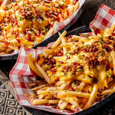 Cheesy Loaded Fries | Food menu, Loaded fries, Food tech