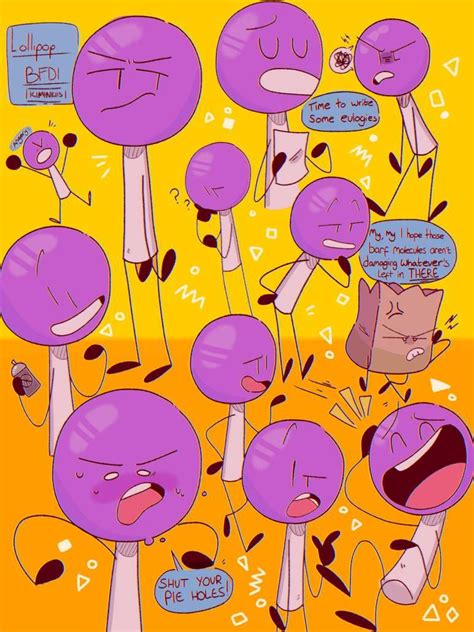 Lollipop Bfdi Fan Art