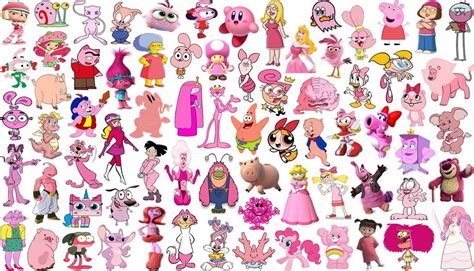 Click the Pink Cartoon Characters Quiz - By ddd62291