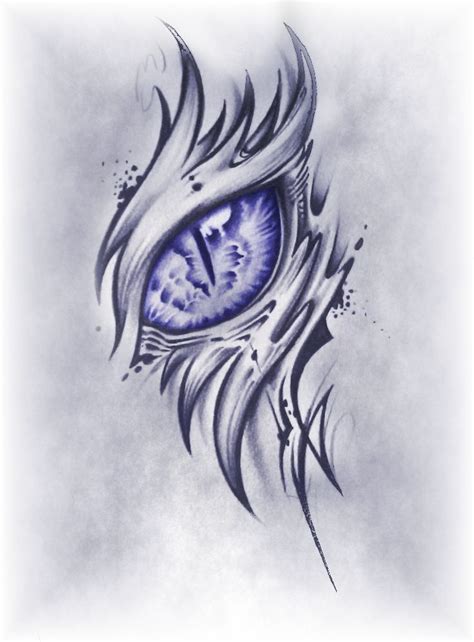 10++ Awesome Dragon eye tattoo drawing ideas