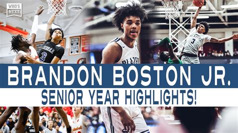 Brandon Boston Jr. senior season HIGHLIGHTS! - YouTube