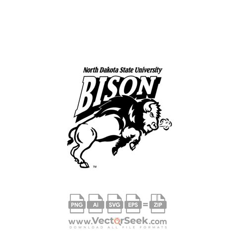 NDSU Bison Logo Vector - (.Ai .PNG .SVG .EPS Free Download)