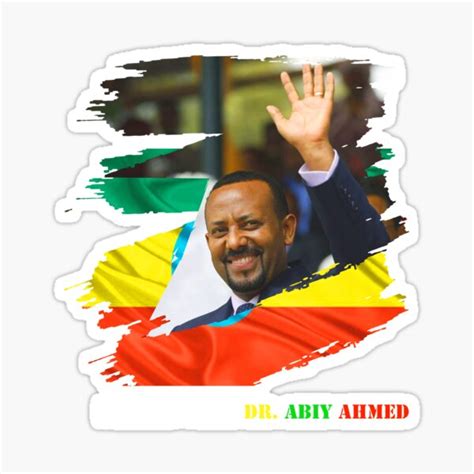 "Ethiopia DR. Abiy Ahmed" Sticker for Sale by NabilJamal | Redbubble