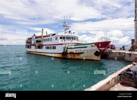 Tubigon Port, Bohol Island, Philippines - Aged and rusting tourist ...