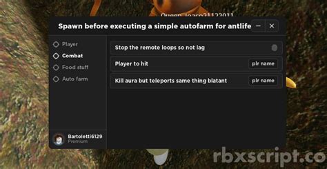 Ant Life [Beta Testing]: Auto kill Ant enemie, Auto Farm, Safe zone tp ...