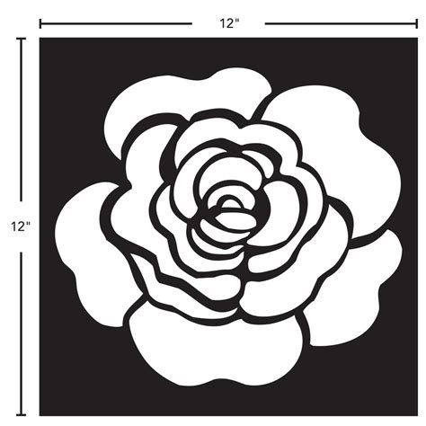 Shop Plaid FolkArt ® Painting Stencils - Adhesive Laser - Rose - 63276 ...