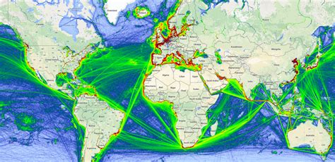 Oil Tanker Ocean Traffic Maps