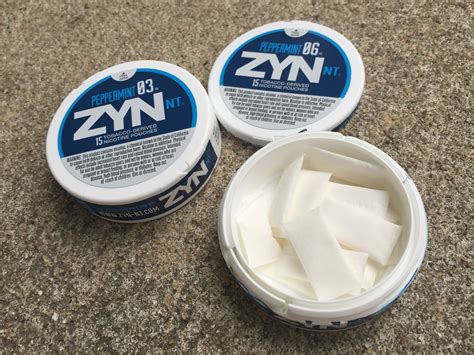 Zyn NT - Peppermint (03 and 06) - Reviews. 12 July 2016.