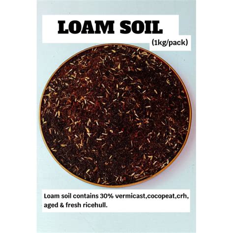 LOAM SOIL 1kg/pack (Potting soil complete soil mix) | Shopee Philippines