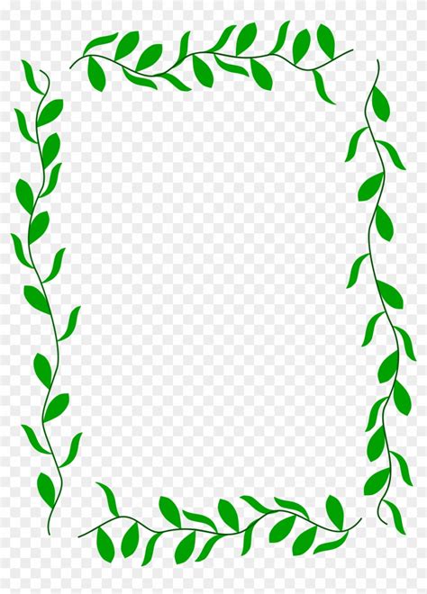 Clip Art Border Big Image Png Transparent Leaves Border Clipart Png ...