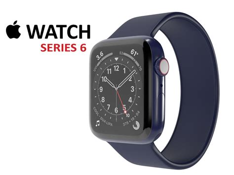 Apple Watch Series 6 Blue Aluminum 3D model | CGTrader