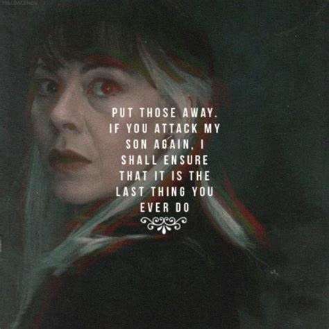 Surprising I know but Narcissa Malfoy. she loved her son more than ...