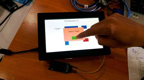 Arduino + 7 inch Touch Screen + RFID Demo - YouTube