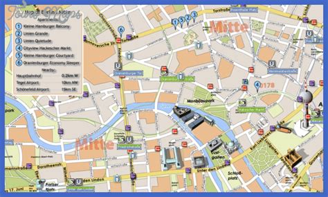 Berlin Map Tourist Attractions - ToursMaps.com