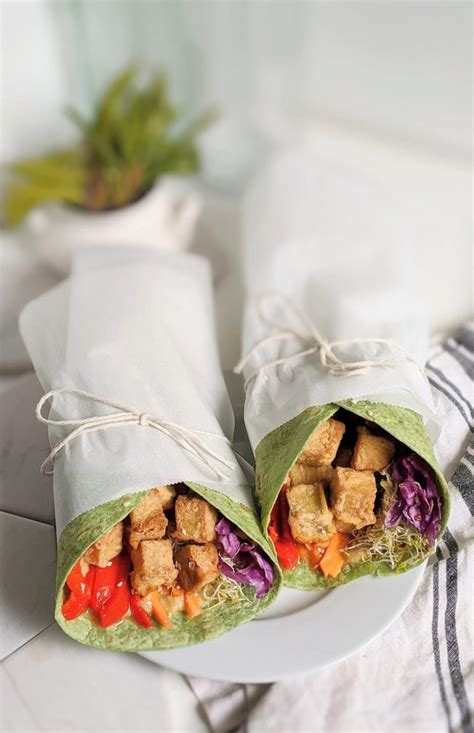 Crispy Tofu Wraps Recipe - The Herbeevore