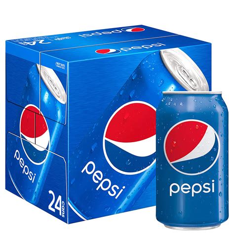 Pepsi Soda, 12 oz Cans, 24 Count - Walmart.com - Walmart.com