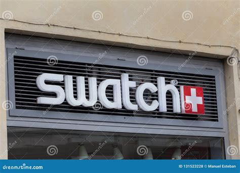 Swatch Logo on Swatch`s Shop Editorial Stock Photo - Image of modern ...