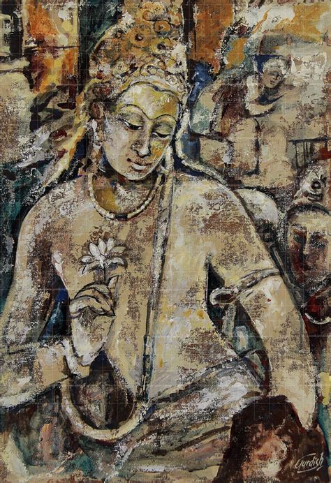 Ajanta Cave Painting Buddha – Gautama Buddha ORIGNAL PAINTINGS