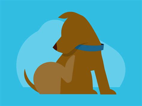 scratching dog by Sombrero Craft on Dribbble